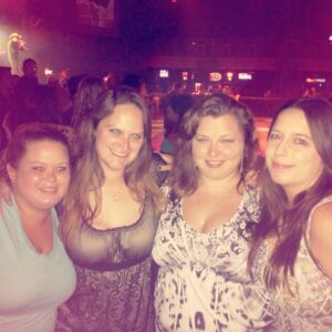 My girl friends, Tonya, Christina, and Laura