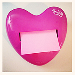 Post-It Notes Pop-up Heart Dispenser