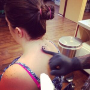 Getting my Infinity Tattoo