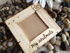 Personalized Rustic 'My Soulmate' Picture Frame by PrinceWhitaker